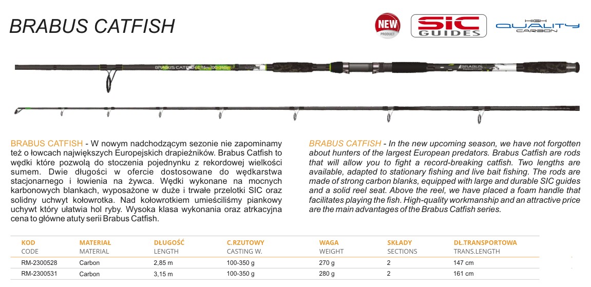 ŠT/2 BRABUS CATFISH MISTRALL 2,85M 100-350G